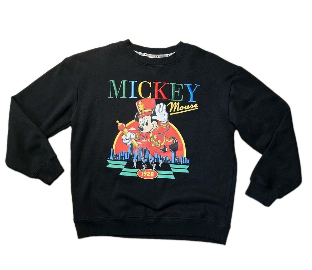 Limited Edition Disney Mickey Mouse Band Leader Crewneck Sweatshirt Sz Youth XL